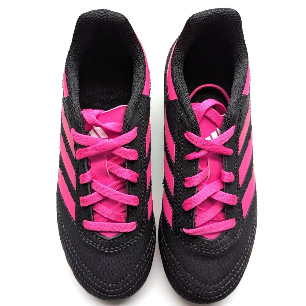 adidas Goletto 13K FG J Firm Ground Soccer Cleats Black/Rose Boots Stripes 13K - Picture 4 of 5